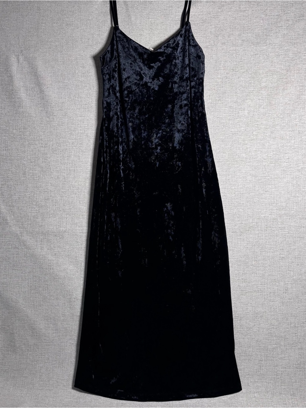 NWT Z Supply Black Velvet Maxi Slip Dress XS